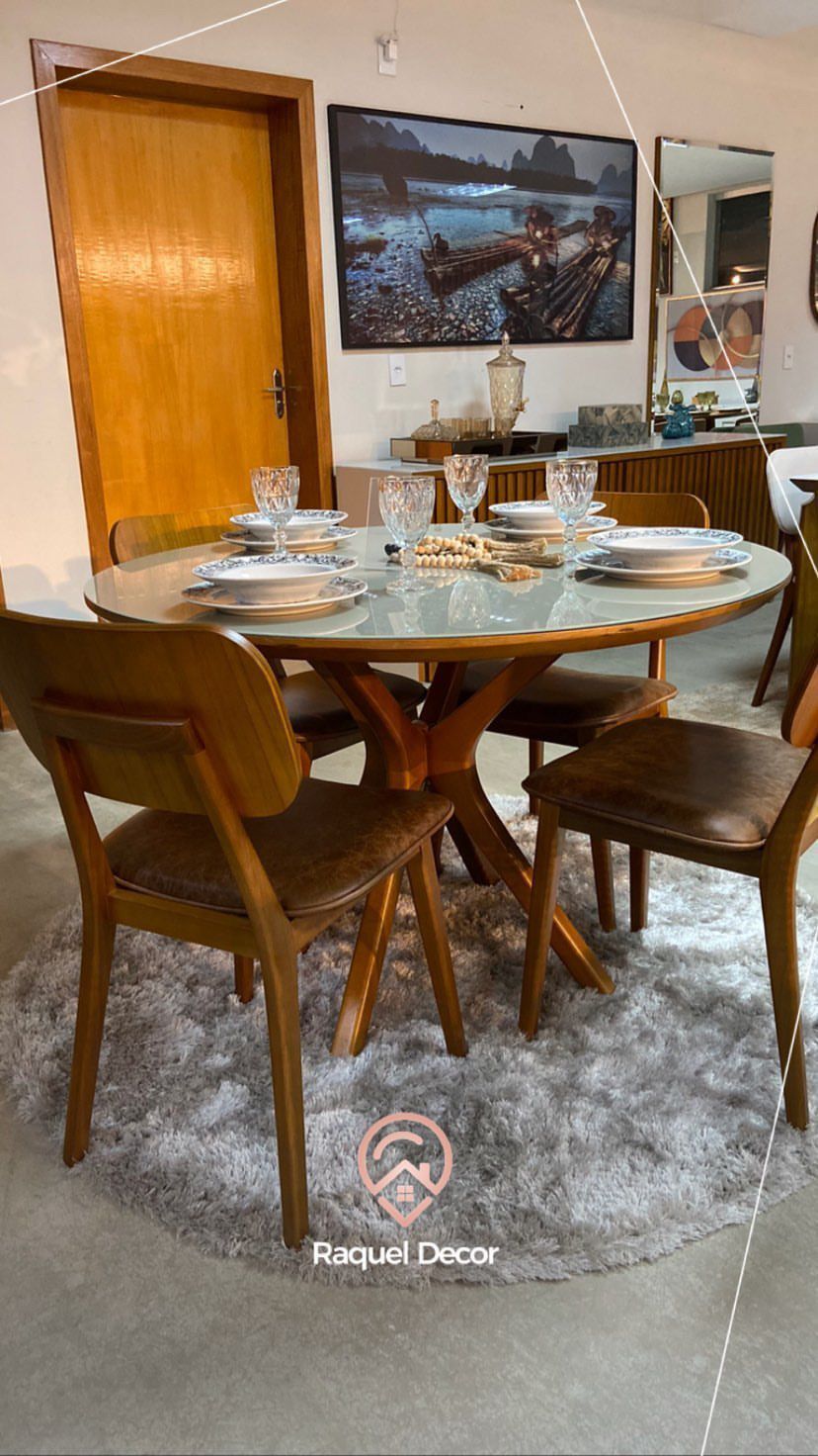 Mesa De Jantar Aranha Rendonda
