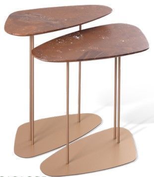 Mesa Lateral Cristal Menor 55X50 Lf