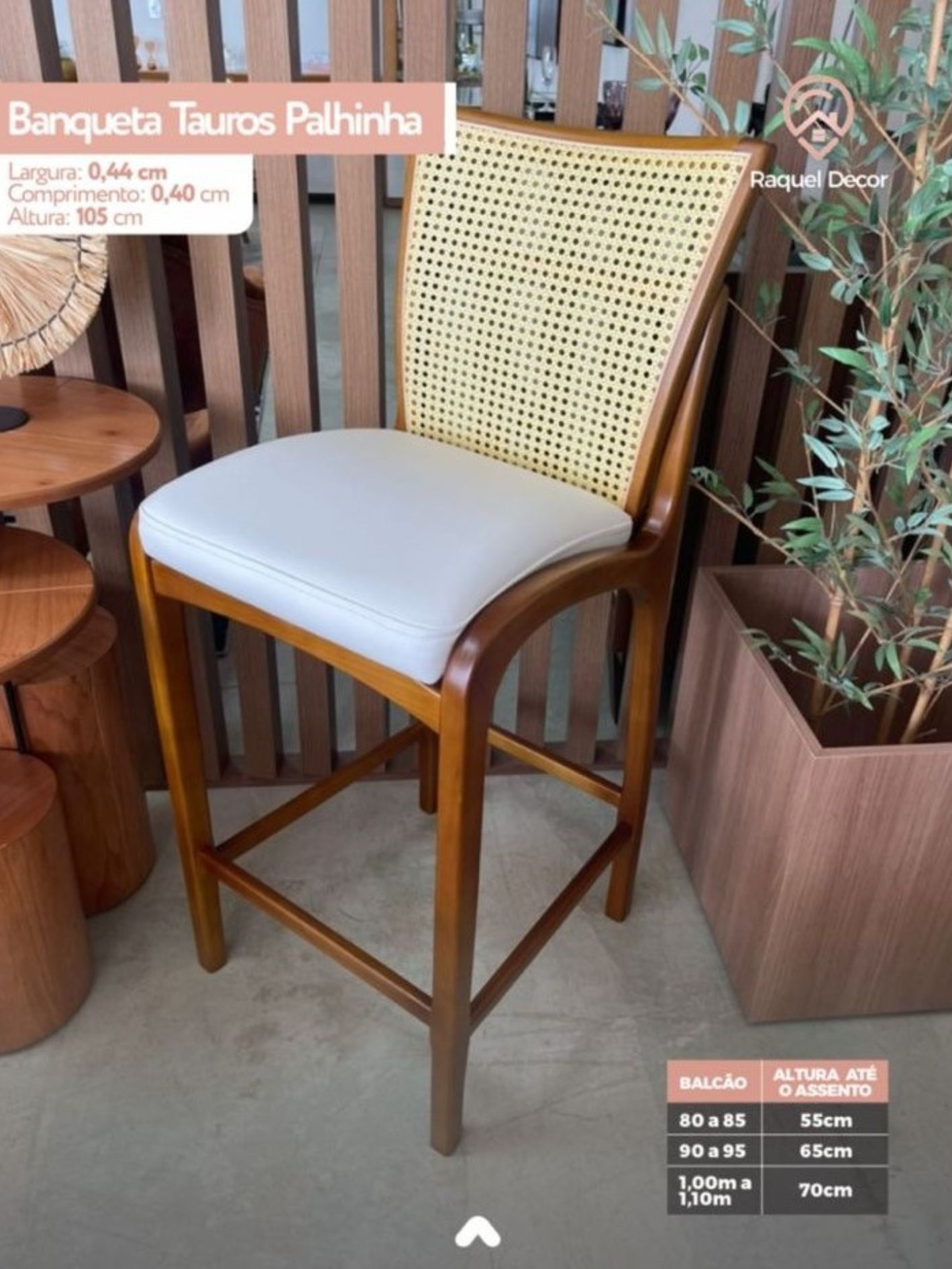 Banqueta Tauros Palhinha